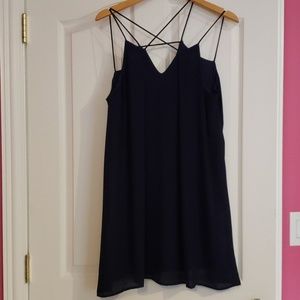 Classic Swing Dress Navy